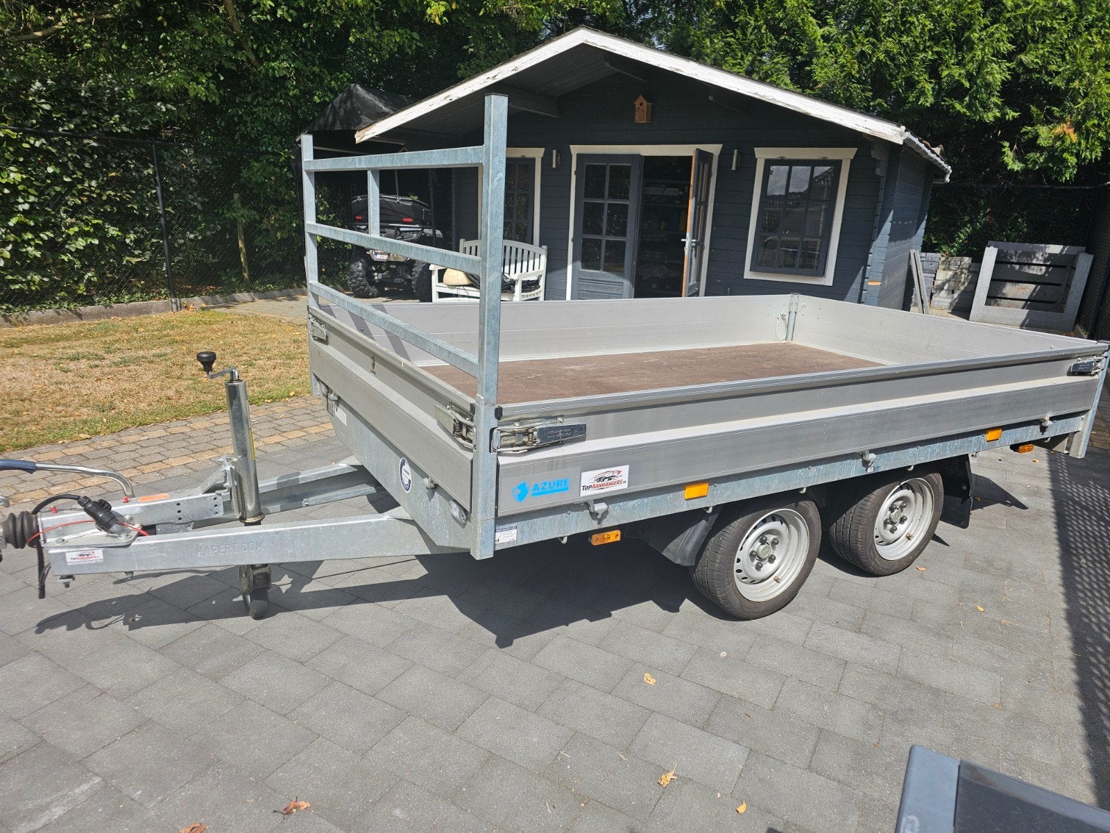 Hapert Azure plateau 305x180 mtm 3ton 2025, Auto diversen, Aanhangers en Bagagewagens, Ophalen, Zo goed als nieuw