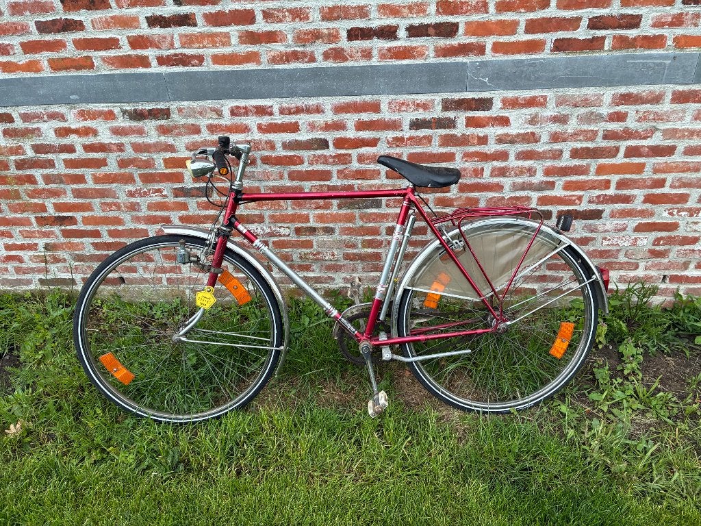 Oude herenfiets, Gebruikt, Velgrem, Versnellingen, Ophalen