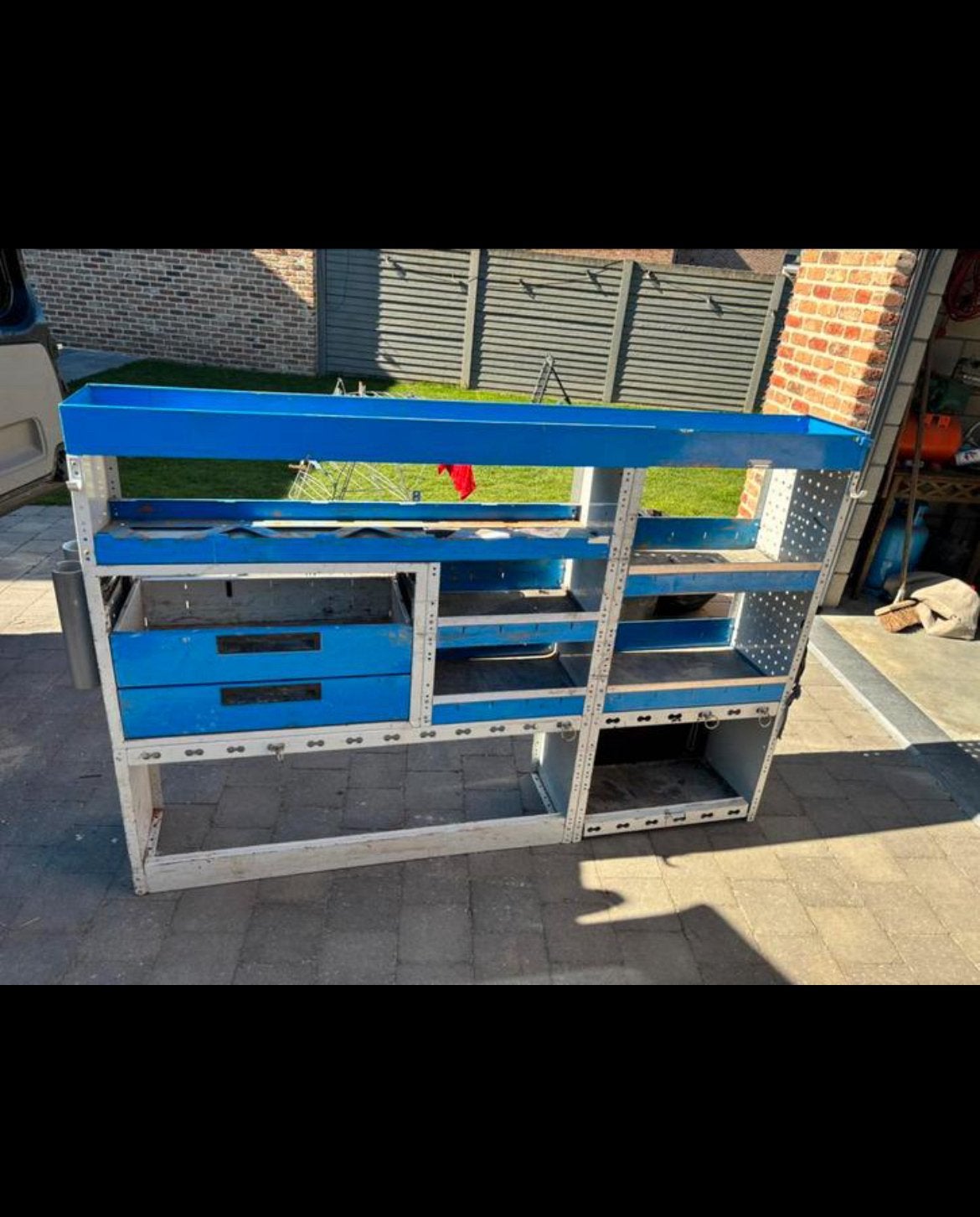 Inrichting kasten bestelwagen, Ophalen, Gebruikt