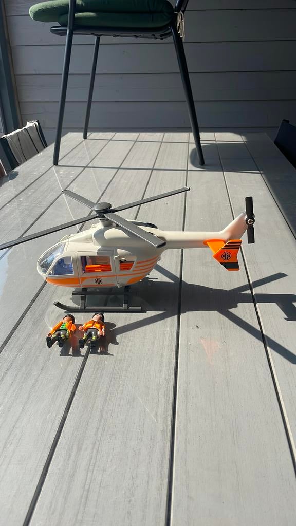 Playmobil Helikopter Ambulance, Enlèvement, Utilisé, Playmobil en vrac