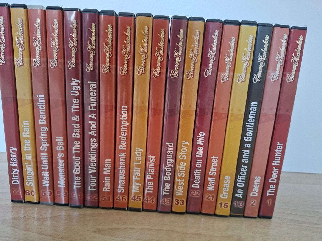18 DVD's Cinema Kaskrakers - Het Laatste Nieuws, Ophalen of Verzenden, Zo goed als nieuw