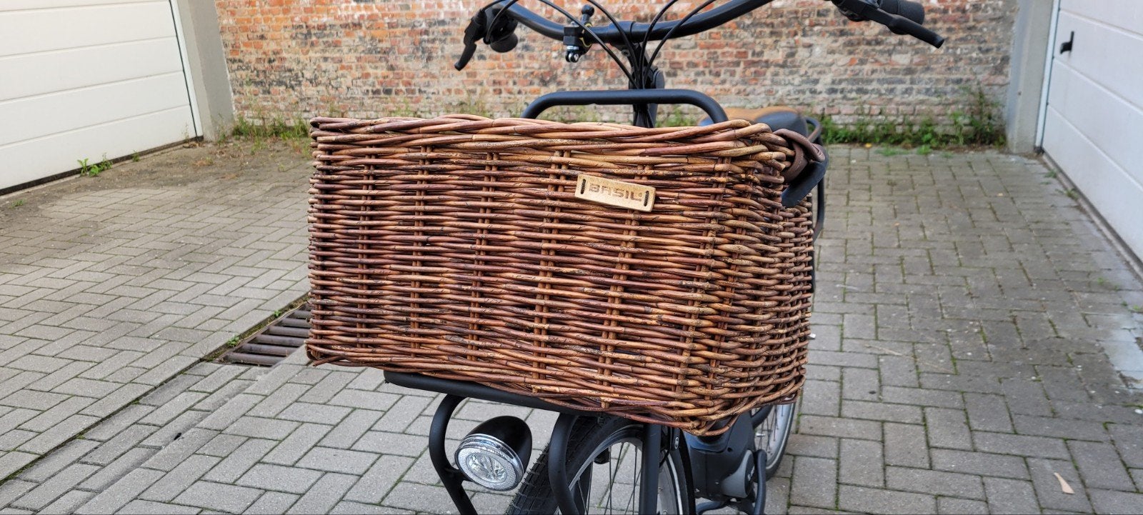 Fietsmand Basil, Fietsen en Brommers, Fietsaccessoires | Fietsmanden, Ophalen of Verzenden, Gebruikt, Fietsmand, BASIL