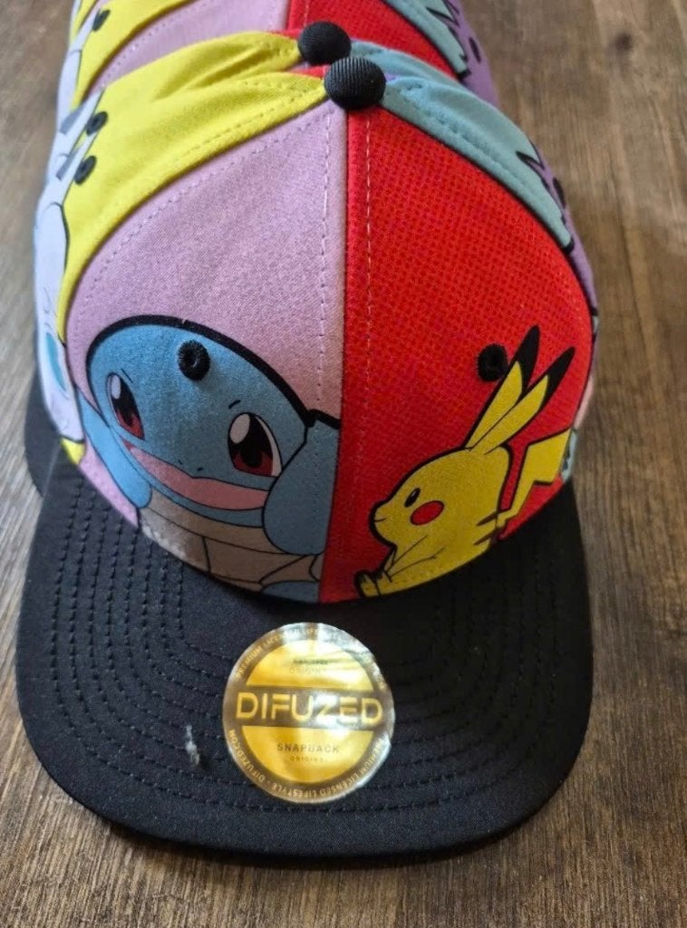5 x Characters Cap meerkleurig van Pokémon, Enlèvement ou Envoi, Neuf