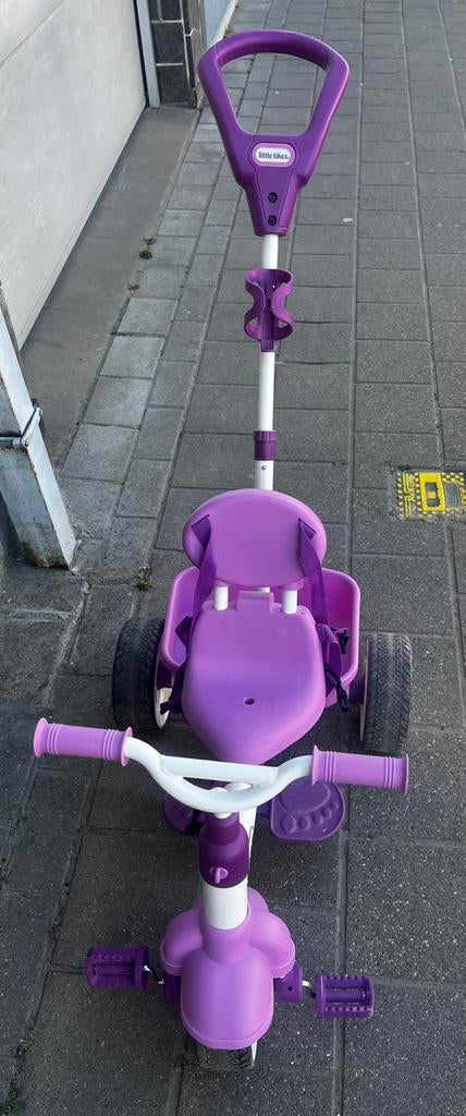 Little Tikes driewieler met duwstang – zeer goede staat, Ophalen, Zo goed als nieuw, Duwstang