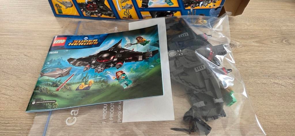 legoset aquaman black manta strike, Ophalen of Verzenden, Complete set