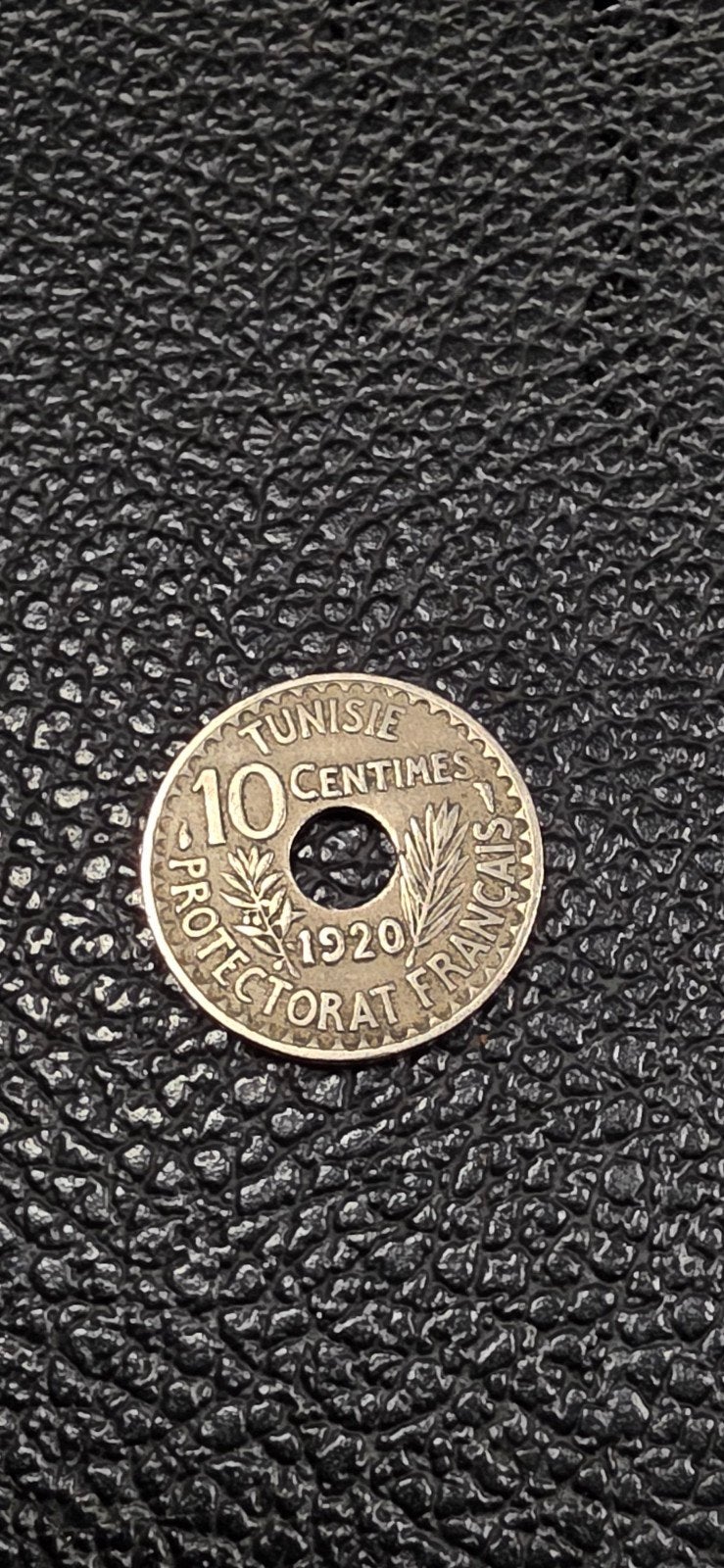 Tunesië 10 centimes 1920, Ophalen of Verzenden