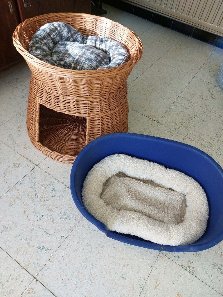 kattenmand, Dieren en Toebehoren, Ophalen, Zo goed als nieuw
