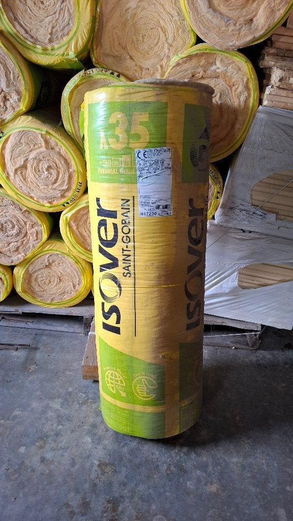 Isover ISOCONFORT 35 220mm dikte glaswol prijs/rol Isolatie, Bricolage & Construction, Enlèvement, 12 cm ou plus, Neuf, 15 m² ou plus
