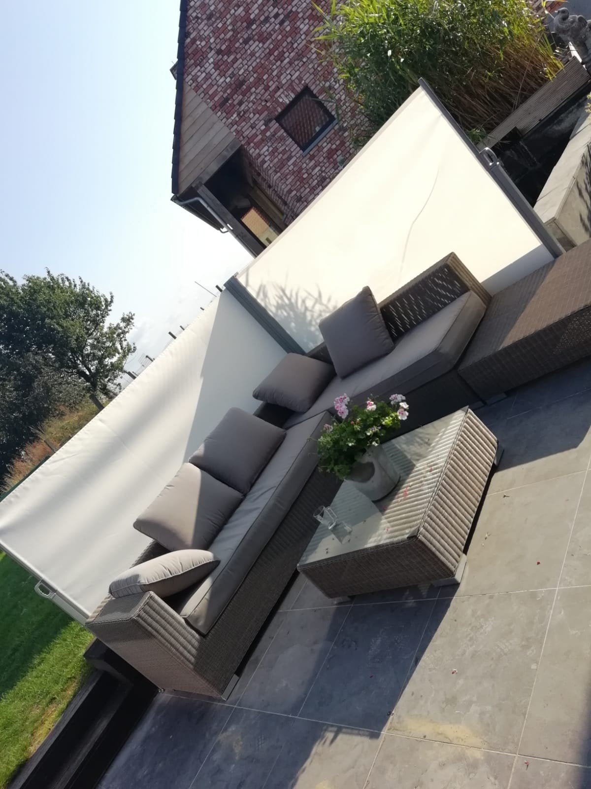 windscherm, Caravans en Kamperen, Windschermen, Ophalen of Verzenden, Zo goed als nieuw
