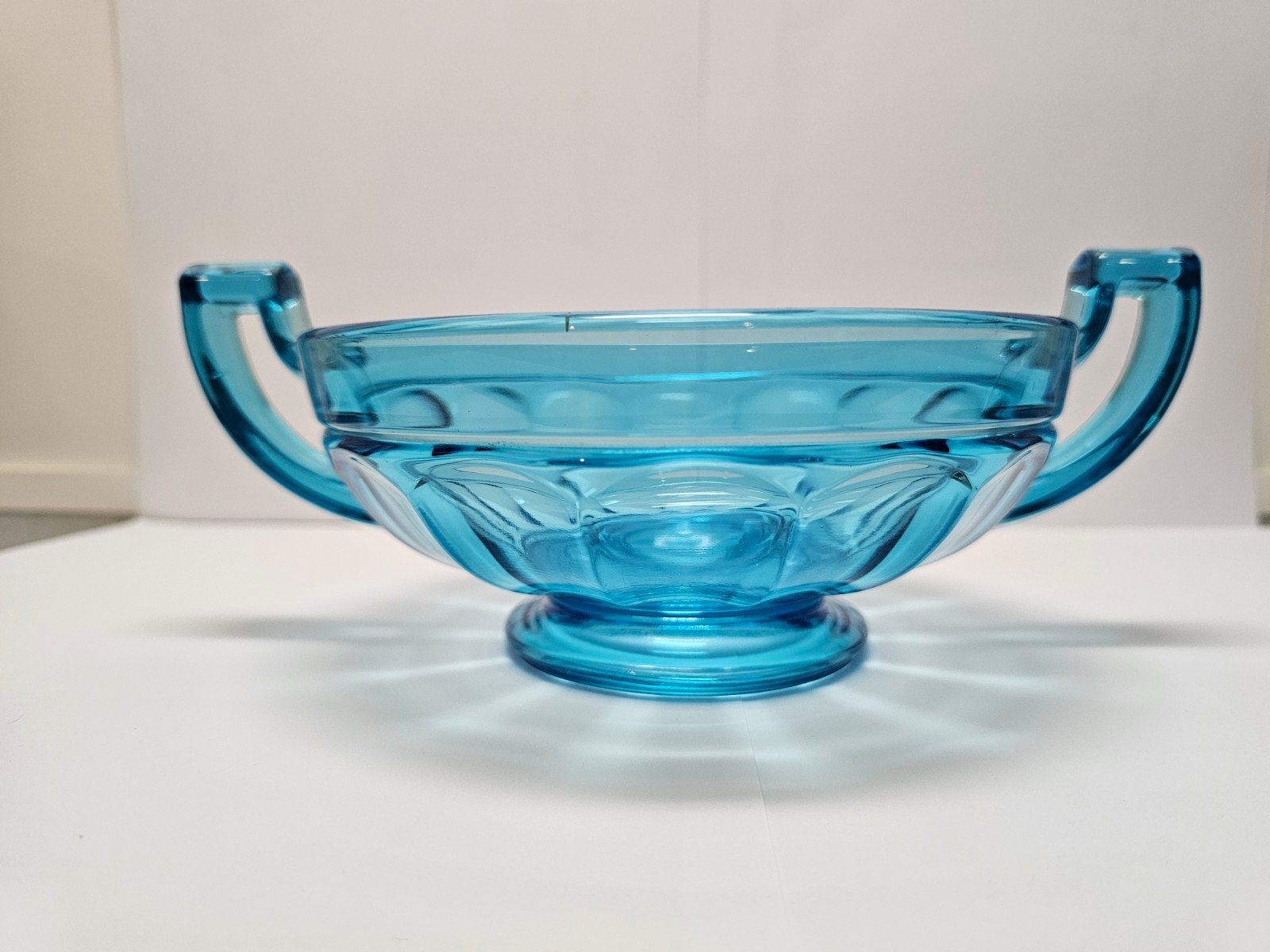 Val Saint Lambert Luxval Noemie blauw, Ophalen of Verzenden