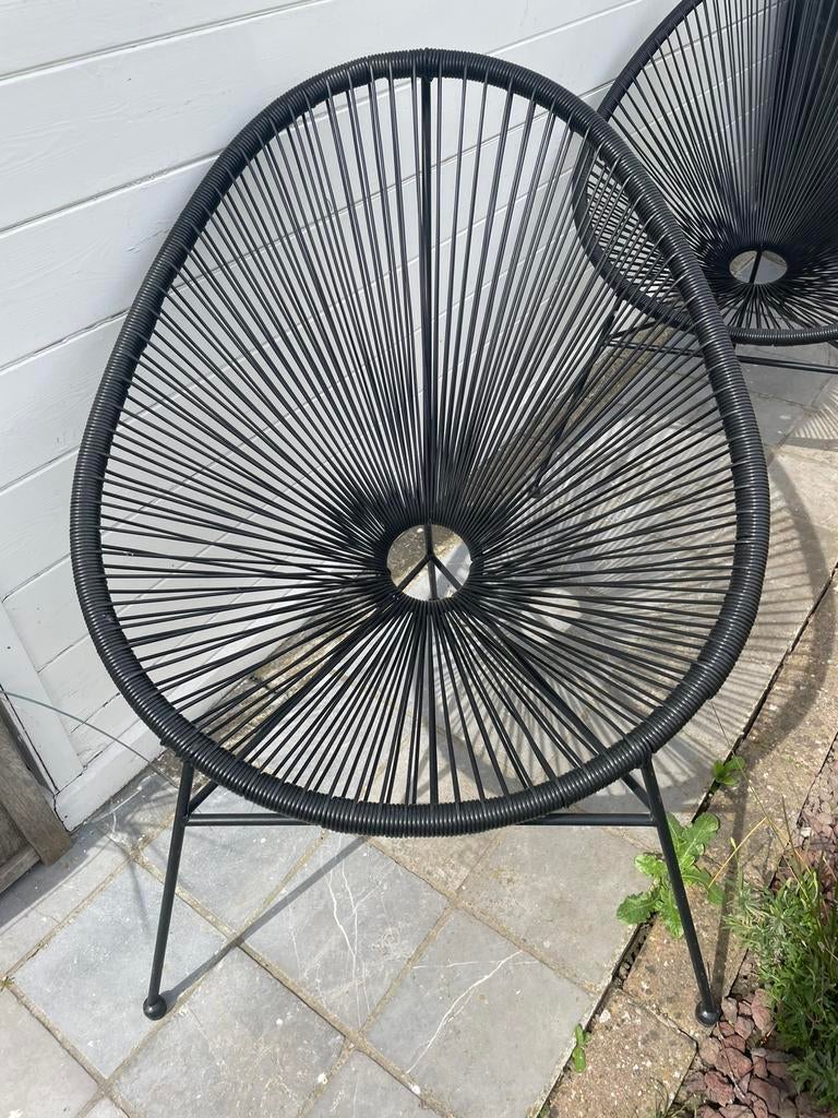 2 tuinstoelen, Ophalen, Zo goed als nieuw