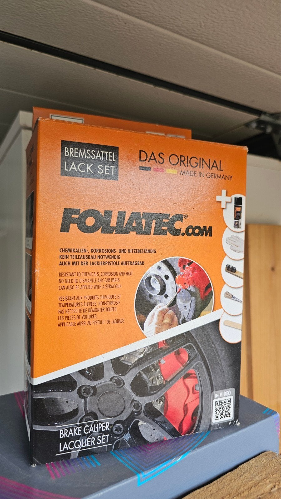 foliatec peinture étriers de freins rouge neuf, Neuf