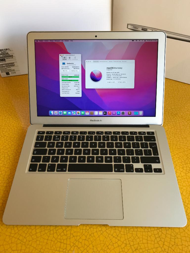MacBook Air 2017 1,8 GHz 8Go RAM 128Go SSD Batterie 94 %, Informatique & Logiciels, MacBook Air, 128 GB ou moins, Enlèvement ou Envoi