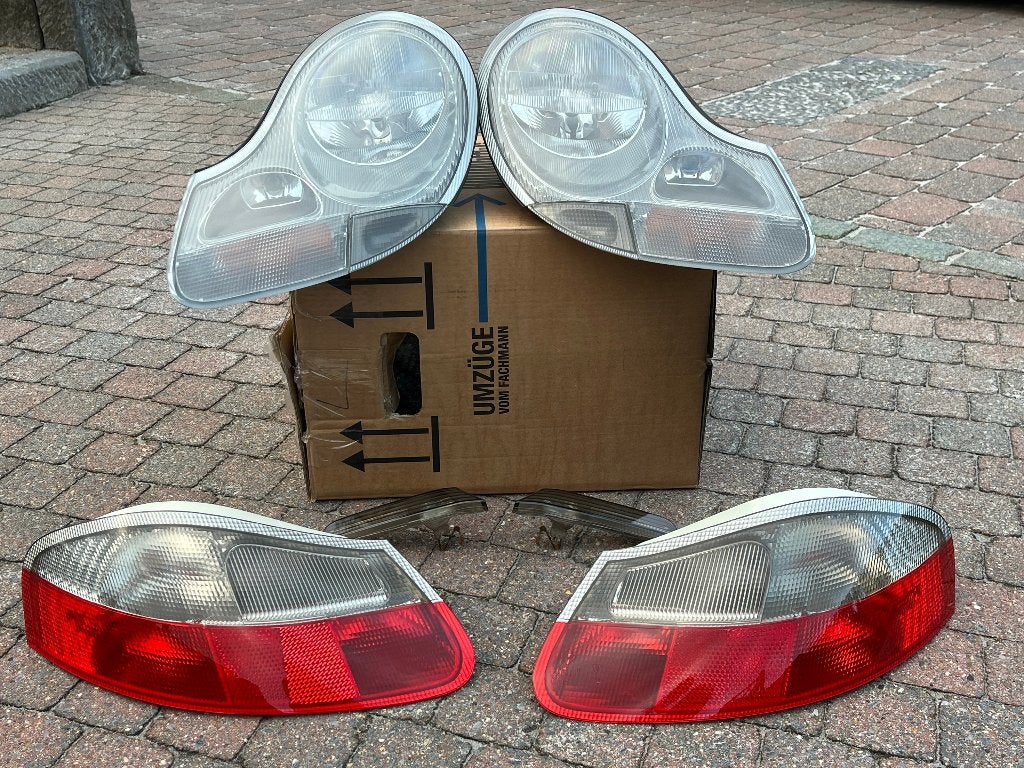 Phares Porsche Boxster, jeu de clignotants blancs (1er. Mod, Enlèvement, Utilisé, Porsche