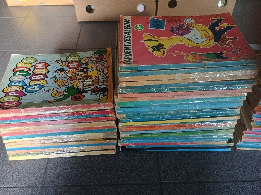 De kapoentje ononderbroken serie van nr 48 tot en met 114, Boeken, Meerdere stripboeken, Ophalen of Verzenden, Gelezen
