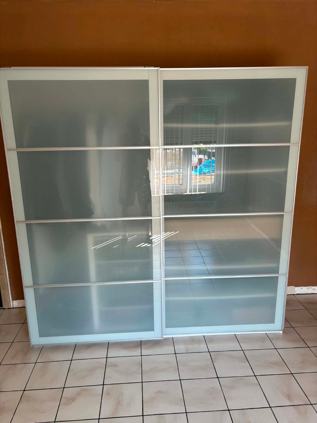 Kleerkast met schuifdeuren, Huis en Inrichting, Kasten | Kleerkasten, Ophalen, Gebruikt, 200 cm of meer, 200 cm of meer
