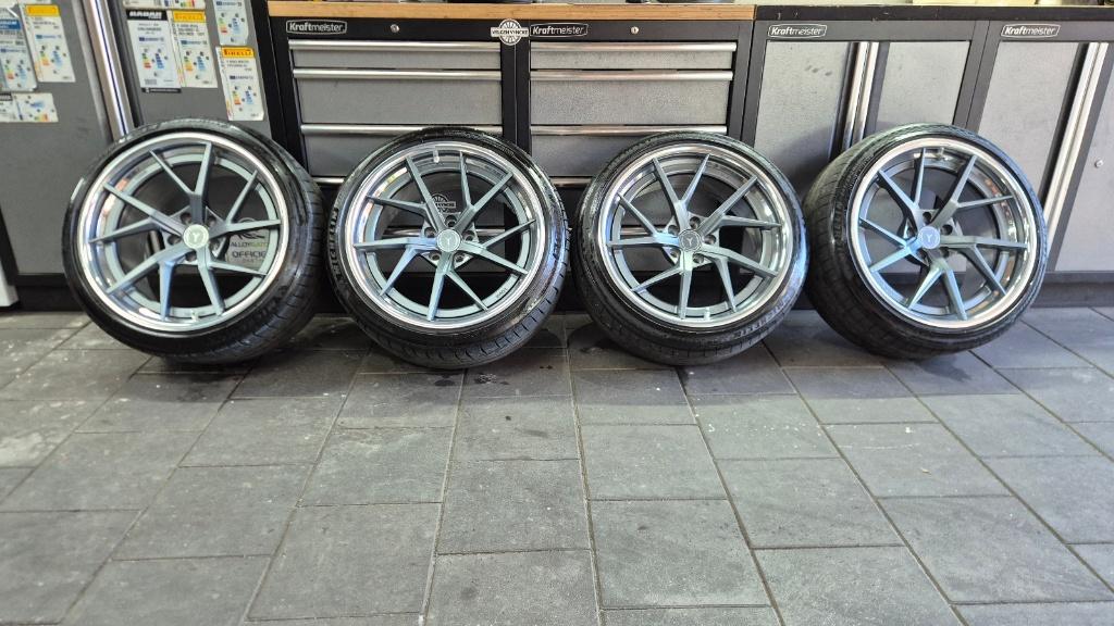 Yanar 19inch 2-Delige forged velgen gunmetal, Autos : Pièces & Accessoires, Pneus & Jantes, Neuf, 255 mm, Véhicule de tourisme