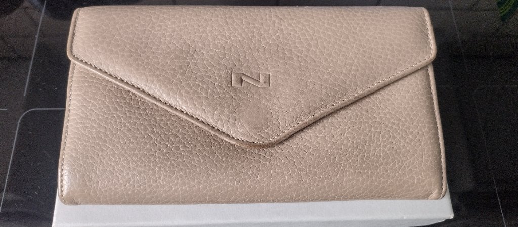 Portefeuille Nathan, Autres marques, Cuir, Enlèvement ou Envoi, Beige