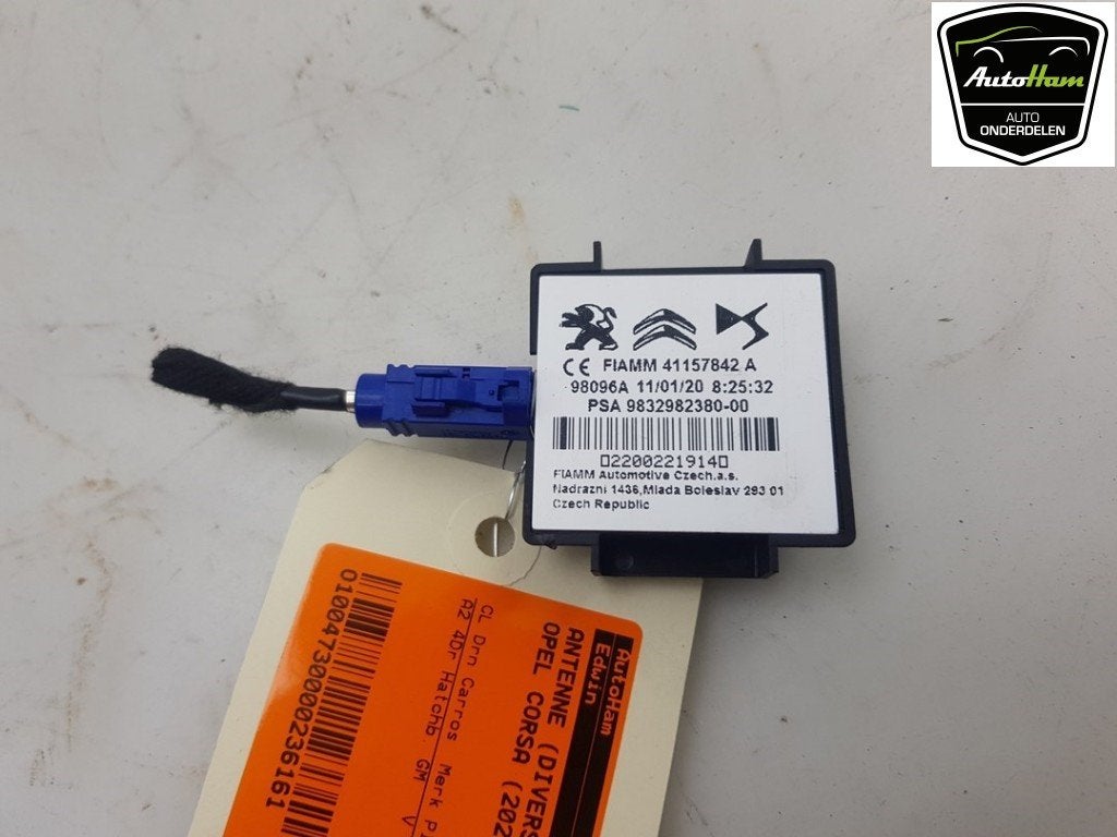 ANTENNE Opel Corsa F (UB / UH / UP) (|9832982380|), Gebruikt, Opel, Opel Automobile GmbH, Kontakt-opel@opel.com