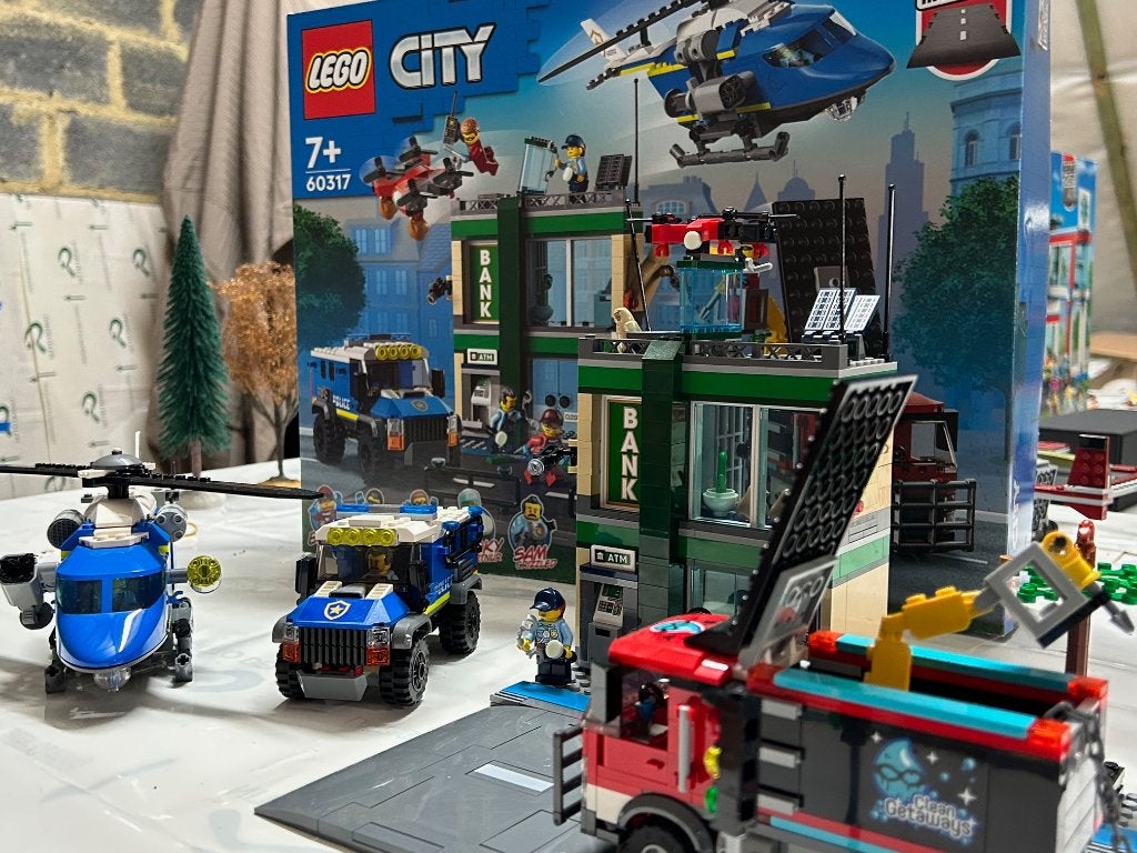 Lego City politie achtervolging bij de bank, Inclusief instructies, City, Lego, Ophalen of Verzenden