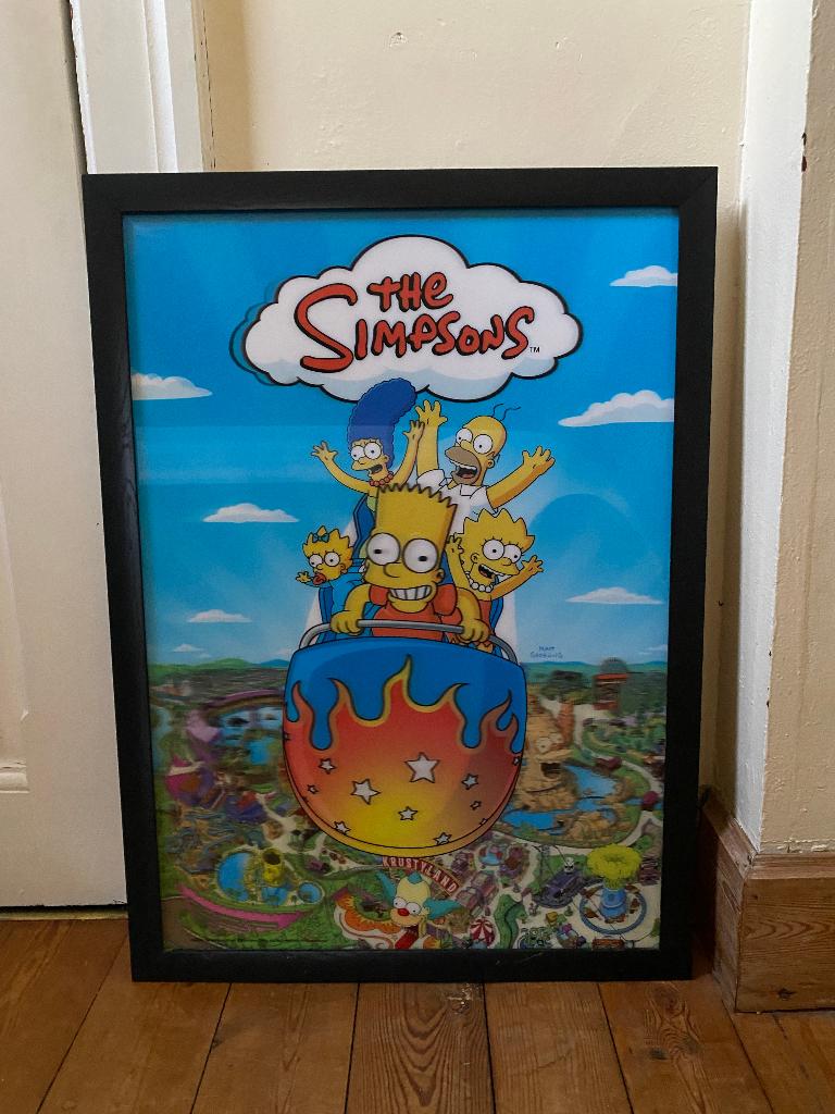 3D-poster van THE SIMPSONS - Krustyland, Verzamelen, Ophalen, Zo goed als nieuw