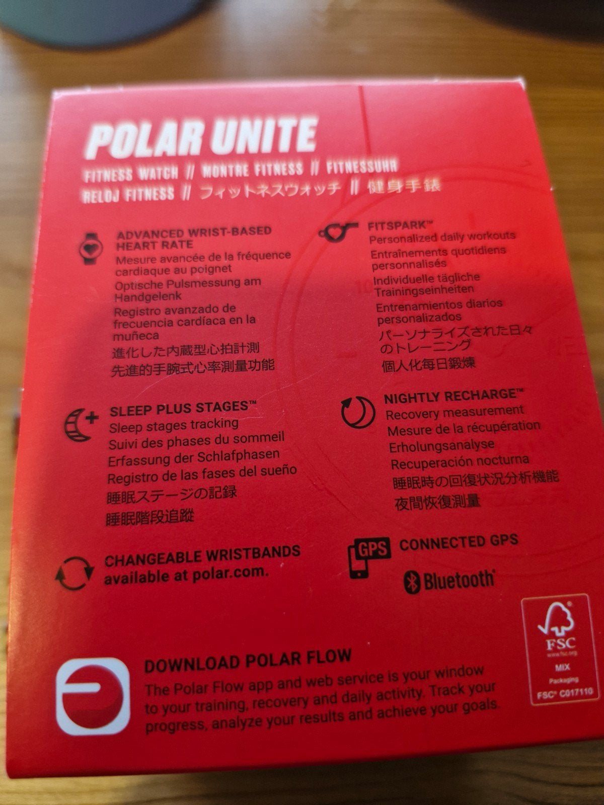 polar unite fitness, Ophalen