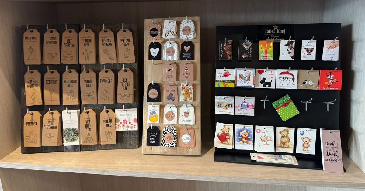 Labels kado’tjes, Tickets en Kaartjes