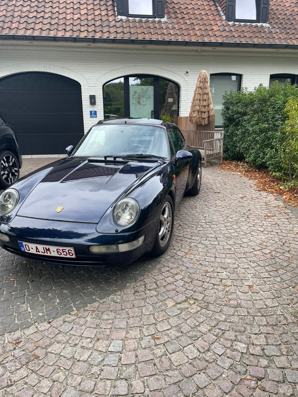 Porsche 993 Targa, Auto's, 4 zetels, Achterwielaandrijving, Blauw, Leder