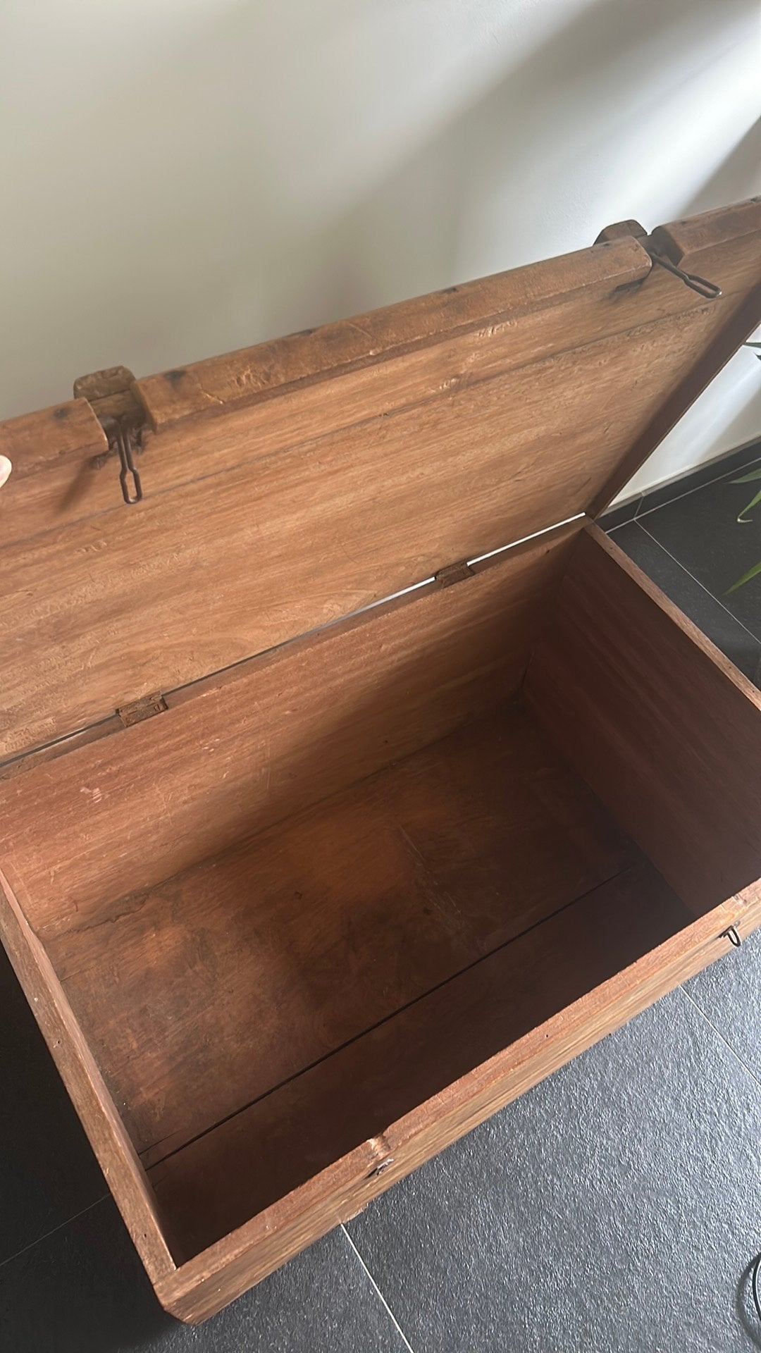 Coffre en bois, 50 à 100 cm, Enlèvement, Utilisé, 50 à 75 cm