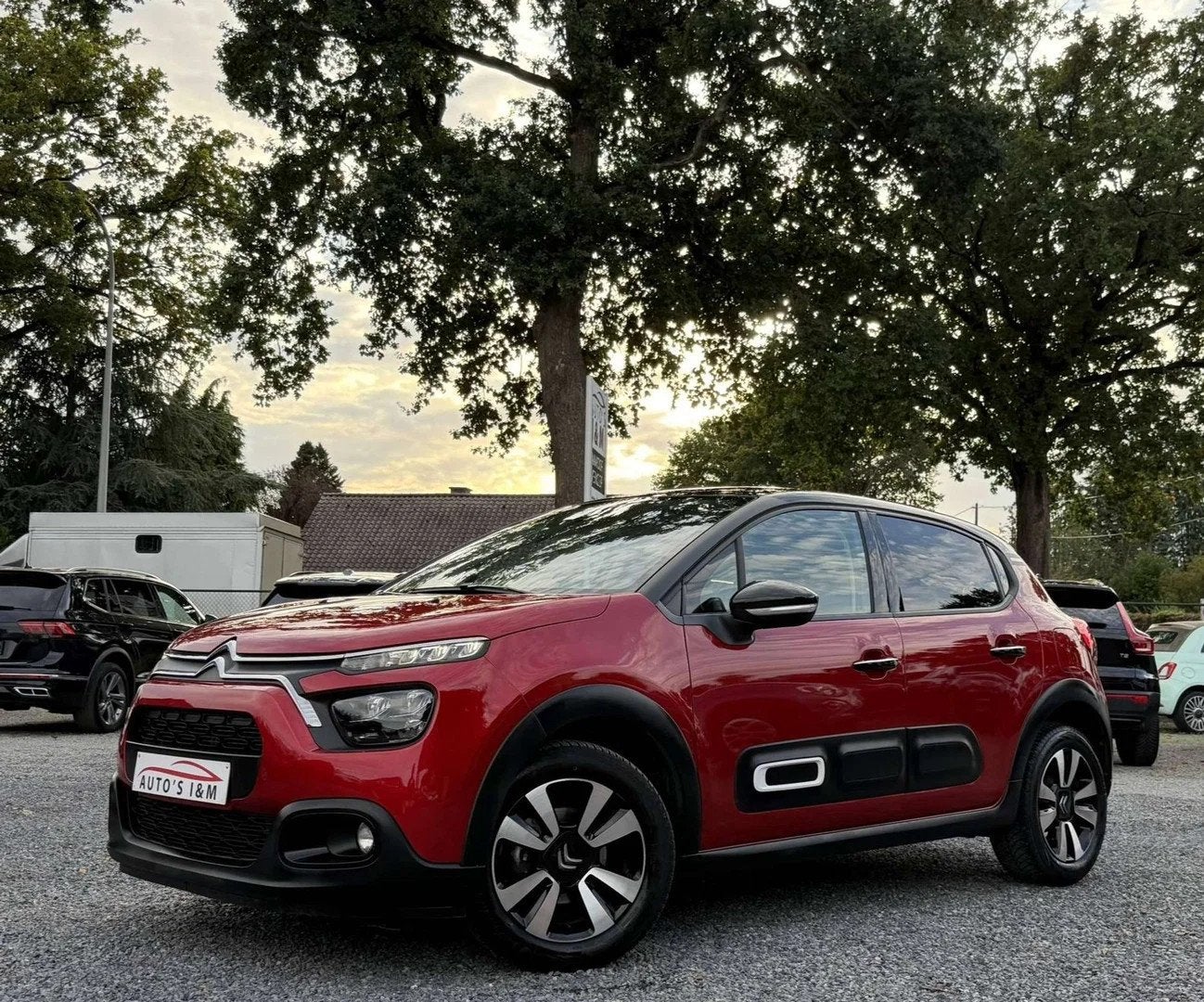 Citroën C3 1.2i Benzine 2023 Camera Carplay Lijnass. Garant, Rouge, Achat, Entreprise, Boîte manuelle