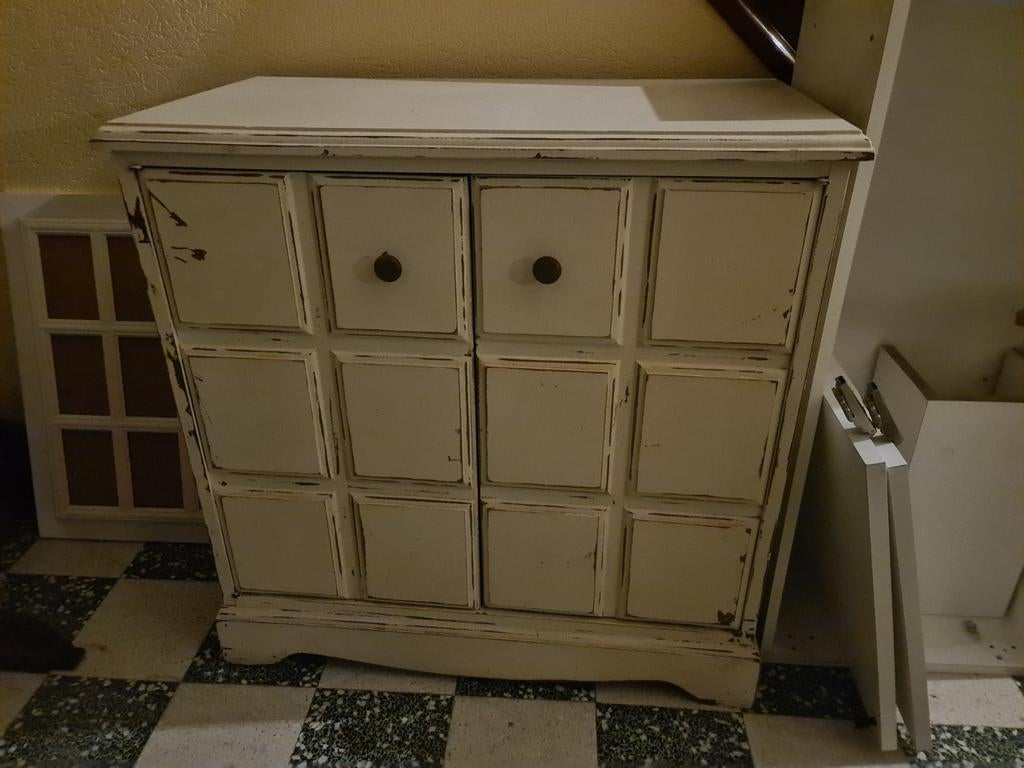 Buffet blanc, 25 à 50 cm, Avec porte(s), Moins de 100 cm, Enlèvement