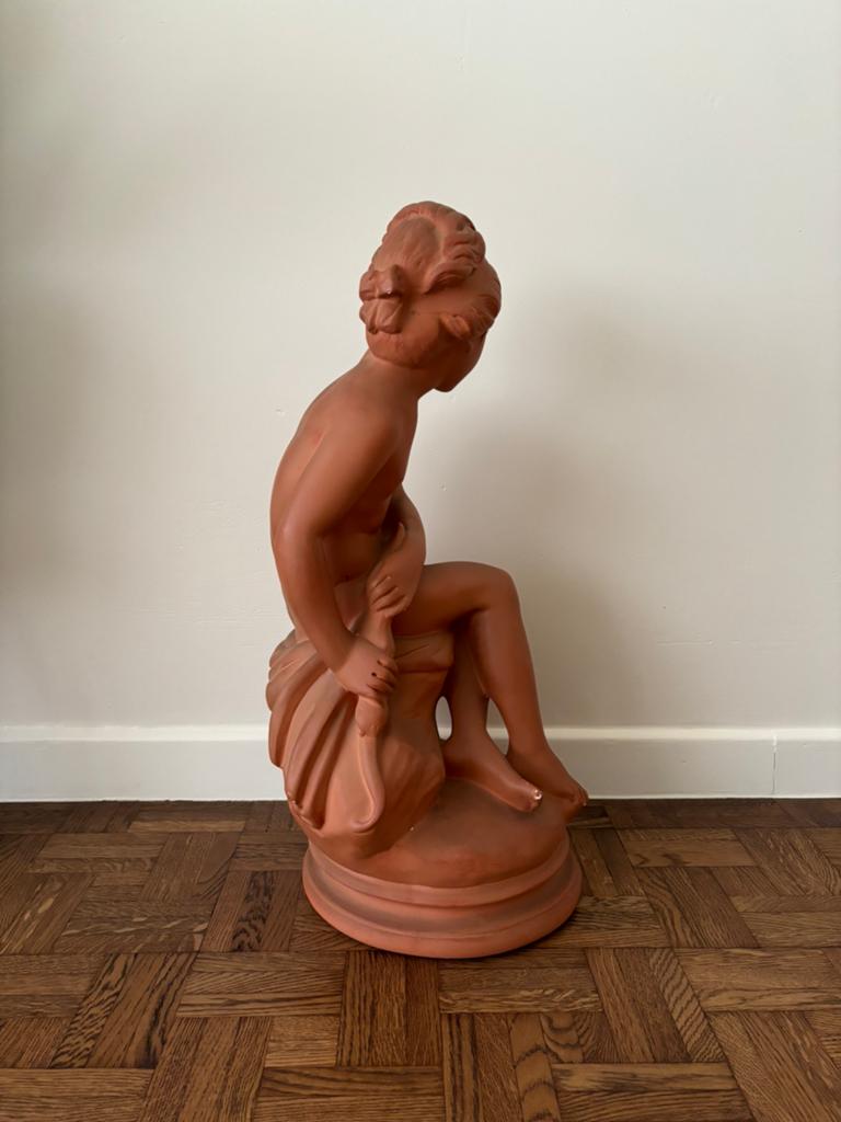 Beeld Mysterieuze Vrouw, Antiek en Kunst, Kunst | Beelden en Houtsnijwerken, Ophalen, Beeld, Vrouw