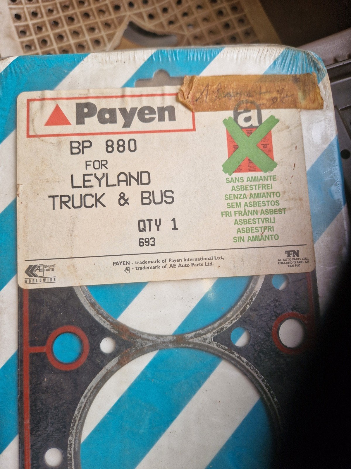 koppakking nieuw uit oude stock, Verzenden, Nieuw