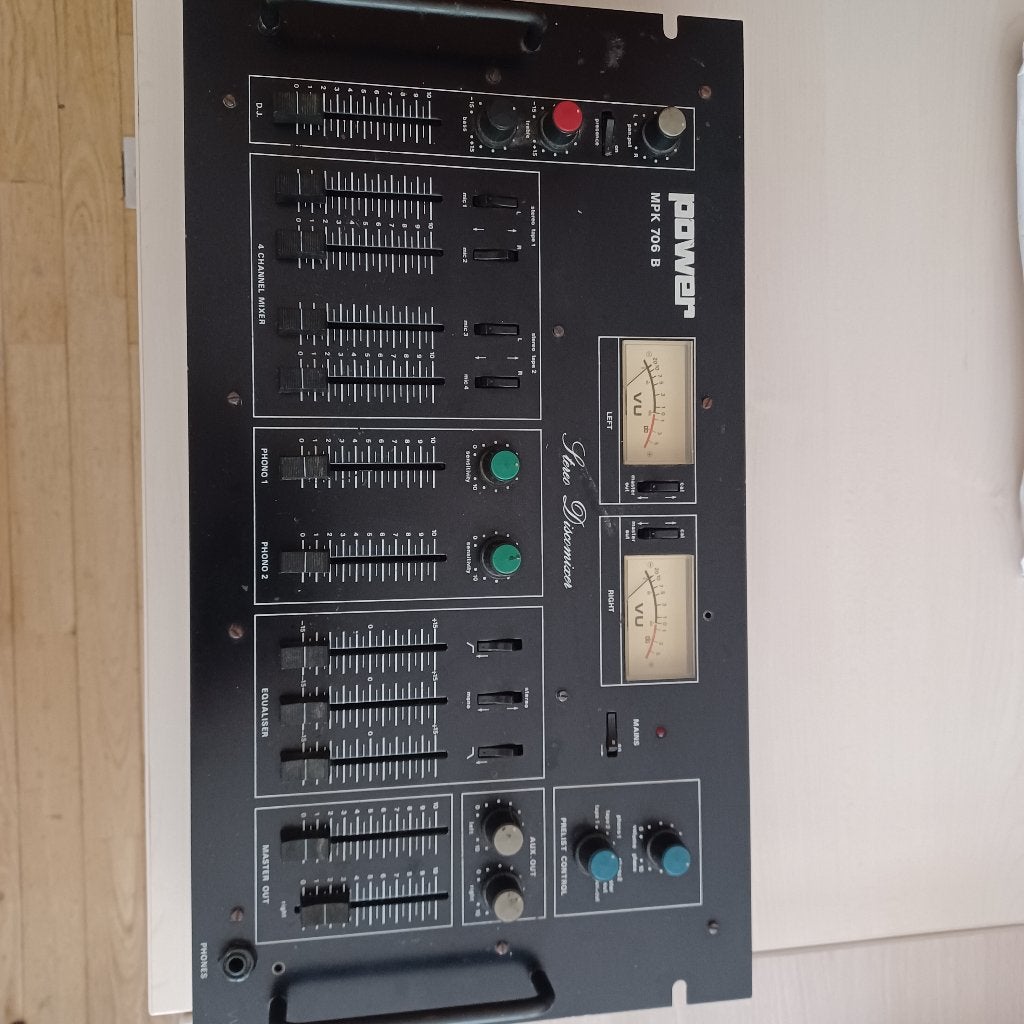 Mixage Power vintage MPK 706, Enlèvement, Utilisé