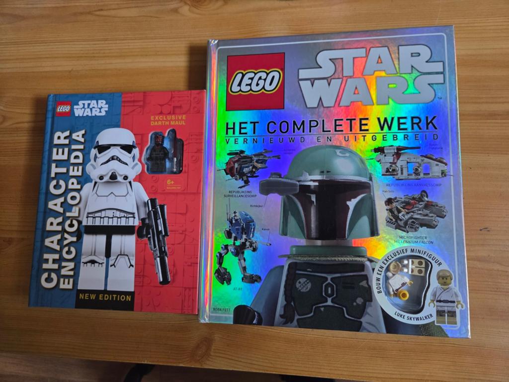 Lego star wars boeken met Minifig, Ophalen, Lego, Star Wars
