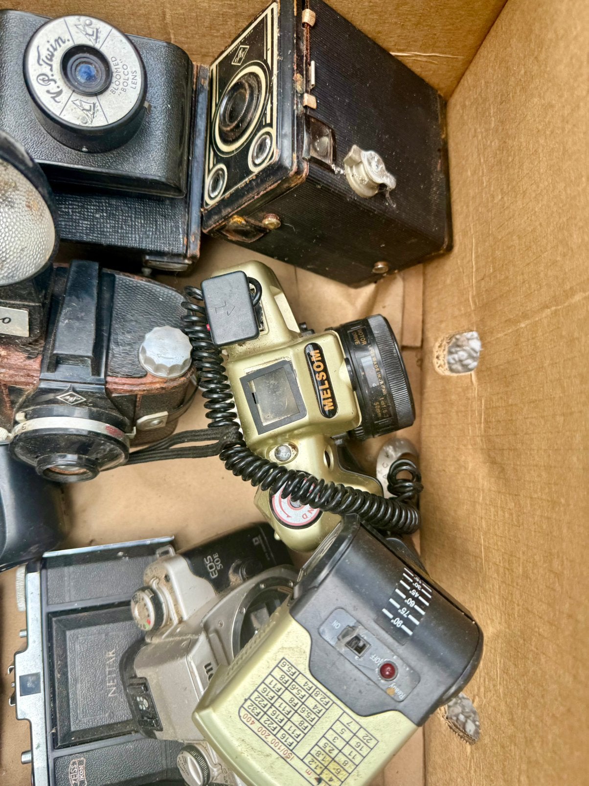 vintage analoge camera's, Ophalen, Gebruikt