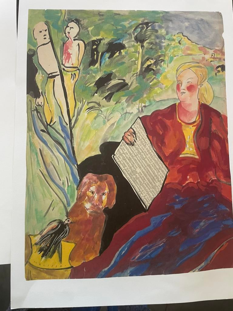 Lithographie de Guillaume Corneille, Enlèvement ou Envoi