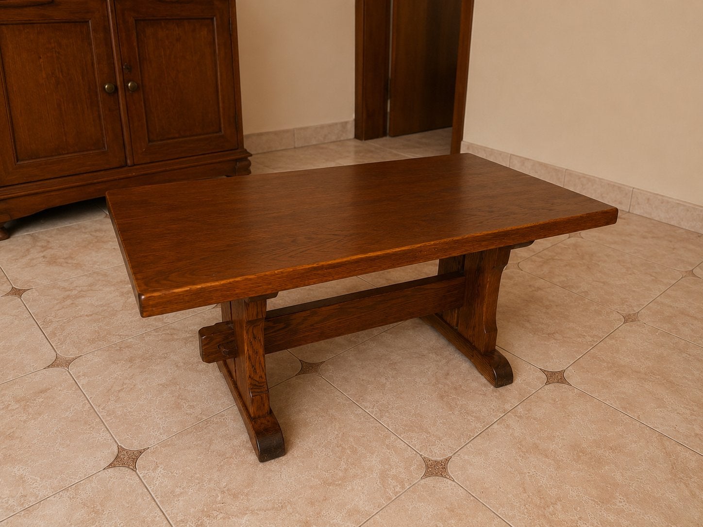 Table basse en chene, Antiek en Kunst, Ophalen