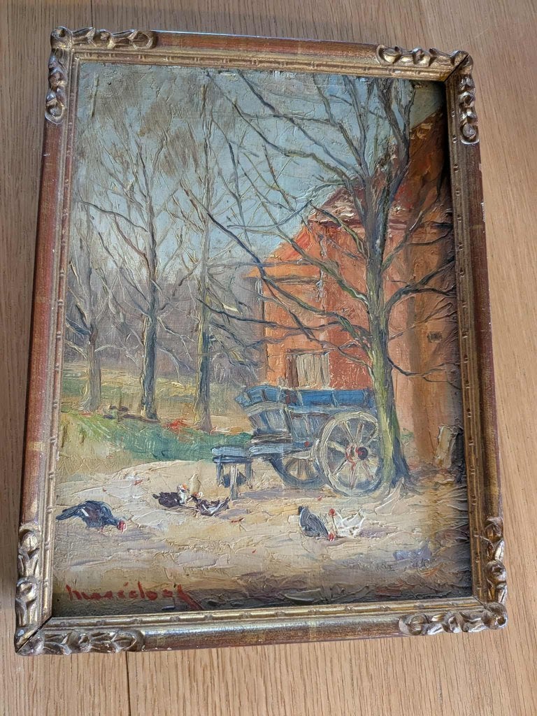 Peinture à l'huile - Maréchal - 40 x 25, Antiquités & Art, Art | Peinture | Classique, Enlèvement, Peinture à l'huile