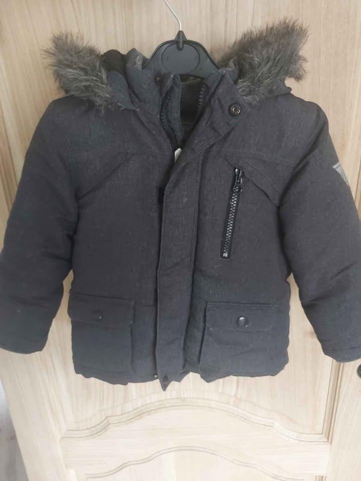 Kinder winterjas maat 98, Ophalen, Gebruikt, Jongen, Jas