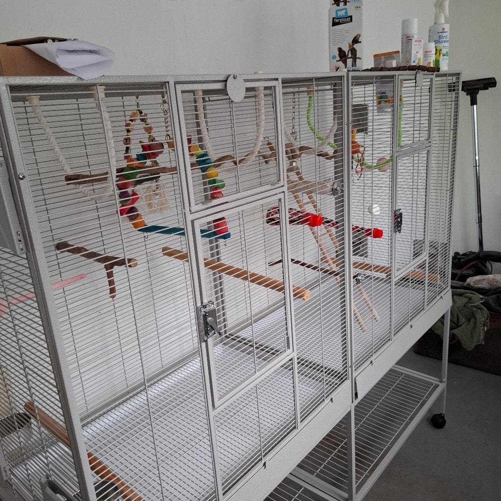 Vaderdag cadeau Mooie nieuwe kooi zie foto's, Enlèvement, Neuf, Métal, Cage à oiseaux