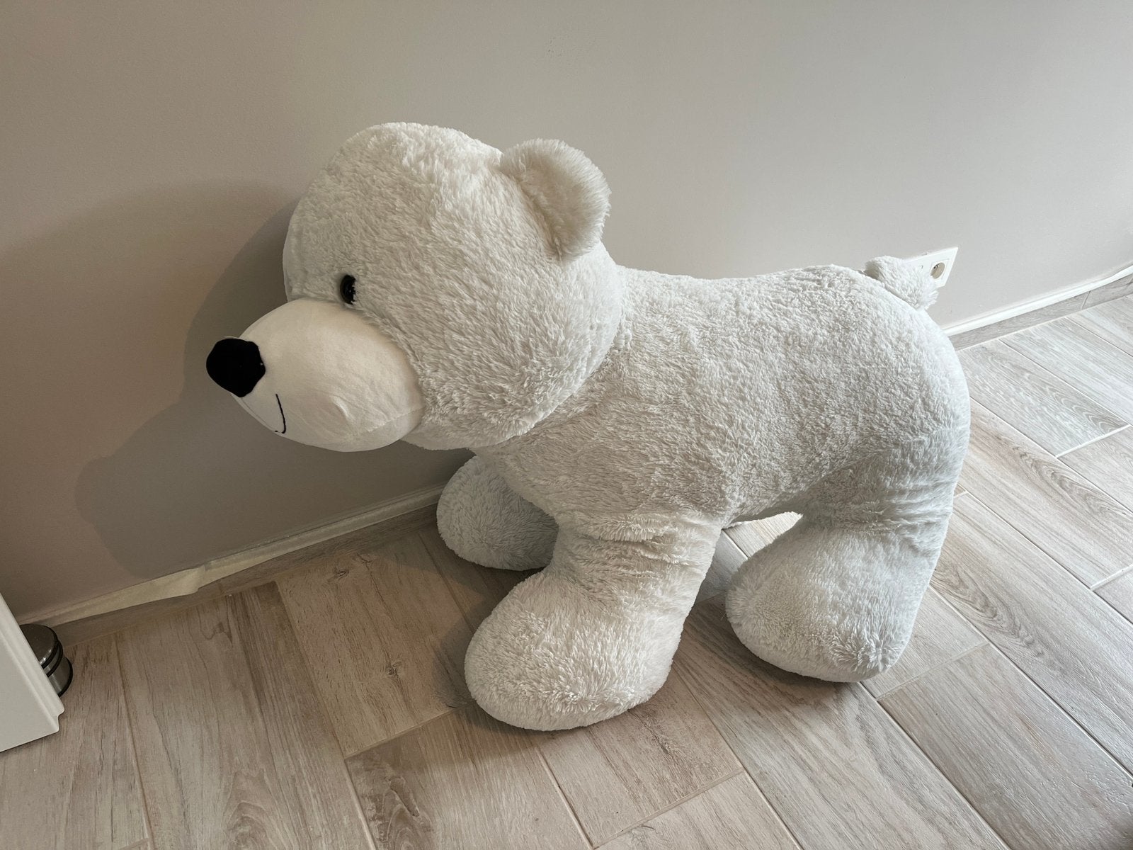 Ours polaire 1m, Enlèvement, Comme neuf, Blanc, Ours