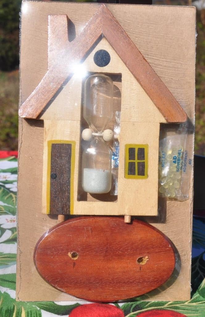 sablier neuf et emballé en bois forme maison, Ophalen of Verzenden, Nieuw