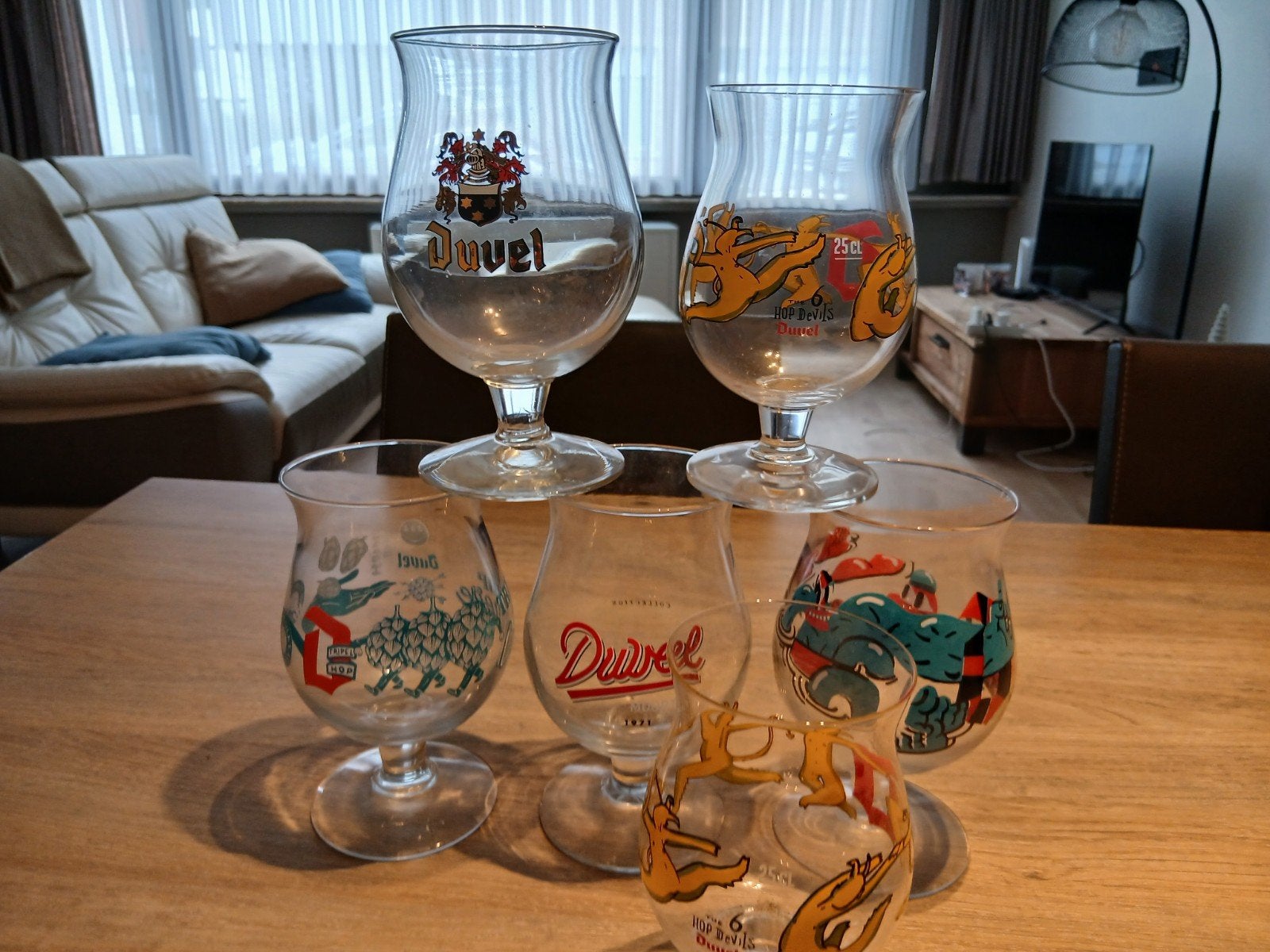 6 duvel glazen, Ophalen, Nieuw, Glas of Glazen, Duvel
