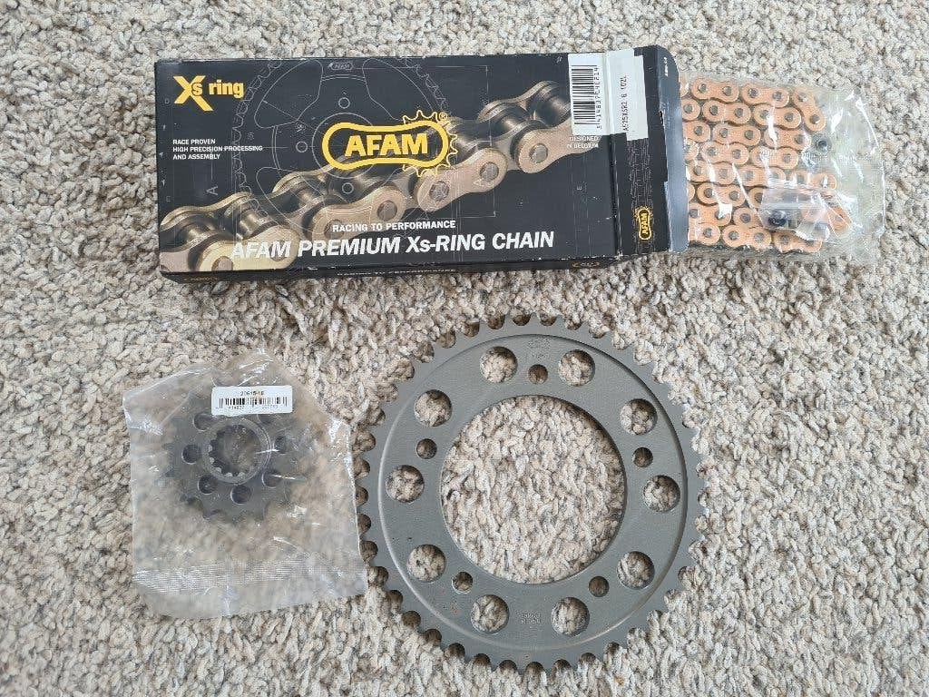 AFAM kettingset honda vtr1000f  nieuwstaat, Ophalen of Verzenden, Nieuw