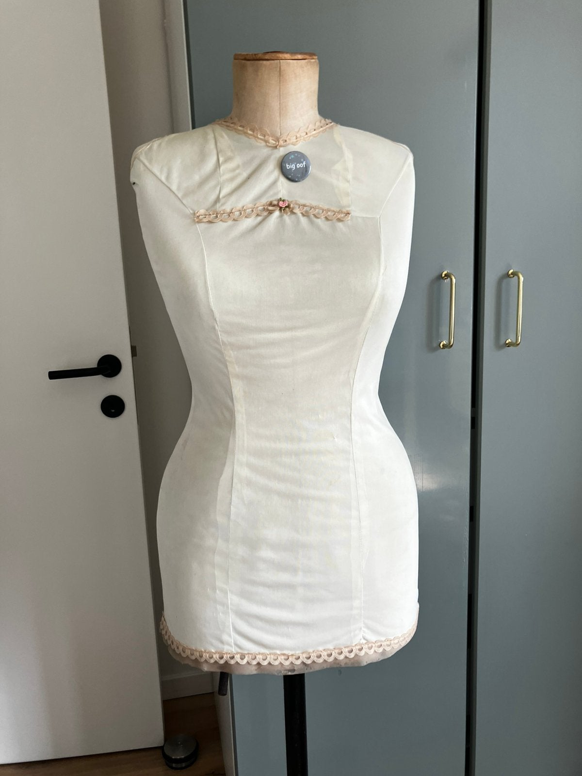 mannequin/mannequin de tailleur vintage sur support., Enlèvement, Utilisé, Mannequin
