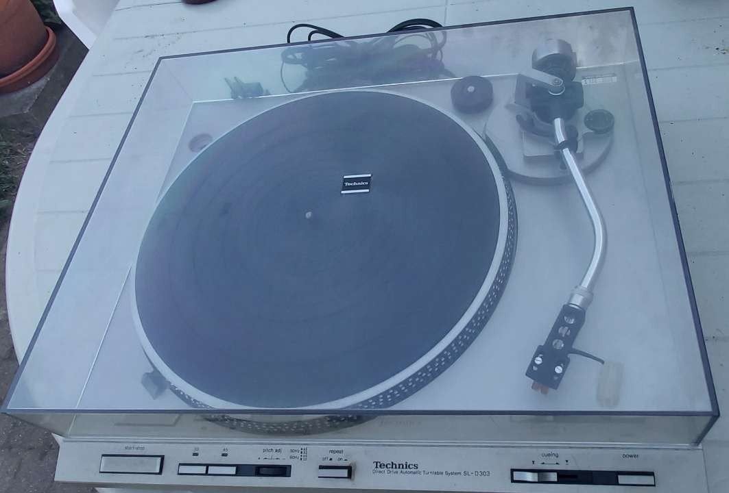 Technics turntable system SL-D303, Audio, Tv en Foto, Platenspelers, Ophalen, Gebruikt, Pitch-regelaar, Platenspeler