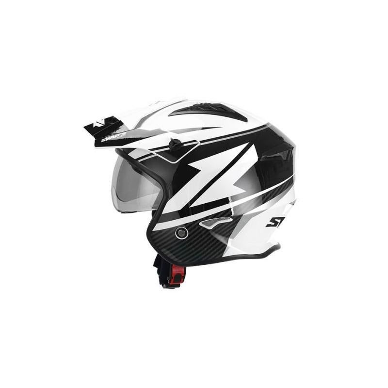 S769 TROOPER Jet motorhelm - wit zwart nieuw, Nieuw met kaartje, Verzenden, Jethelm, Kinderen