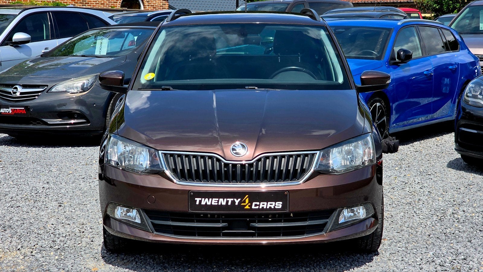 Skoda Fabia 1.4 Diesel Airco CruiseC ParkeerS 1Ste Eigenr *, Auto's, Voorwielaandrijving, Stof, Bruin, Bedrijf