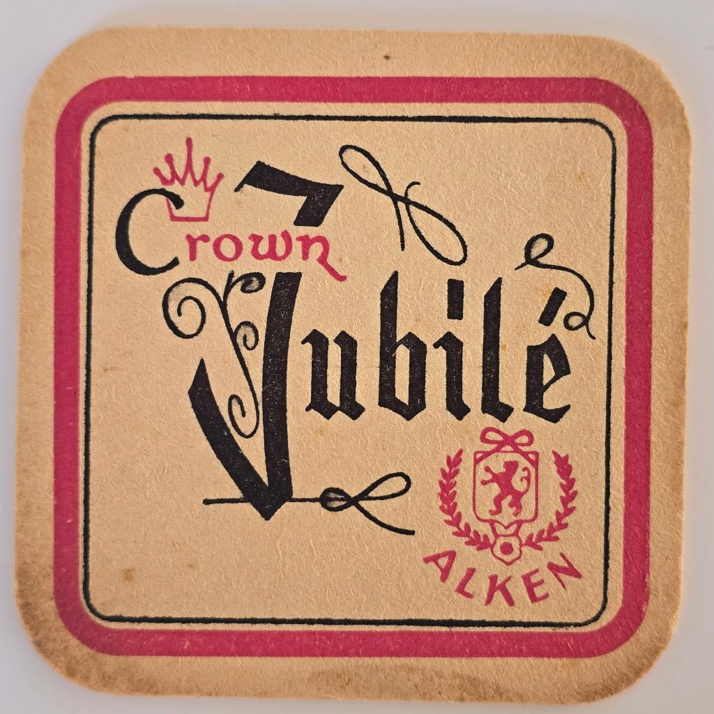 Alken Bierviltje Bierdeckel Onderzetter, Verzamelen, Verzenden, Gebruikt, Viltje(s)